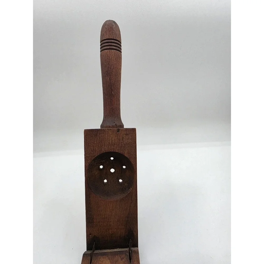 Antique Primitive Wooden Citrus Press And Juicer